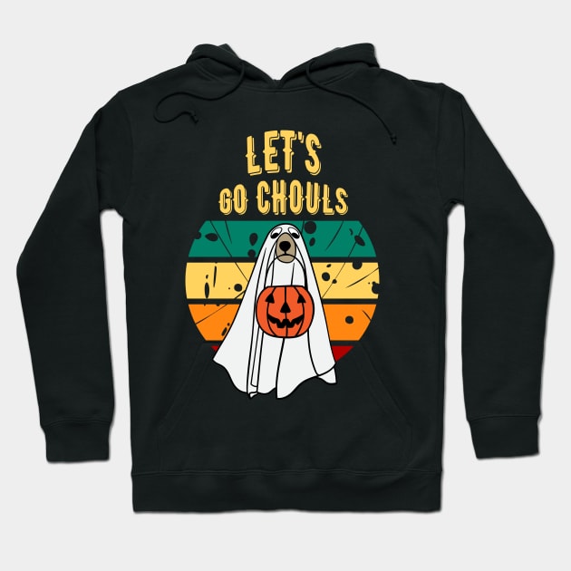 Let's Go Ghouls DOG Hoodie by Myartstor 